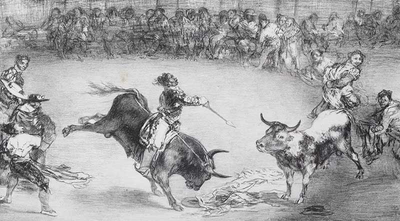 Los toros de Burdeos-Francisco de Goya