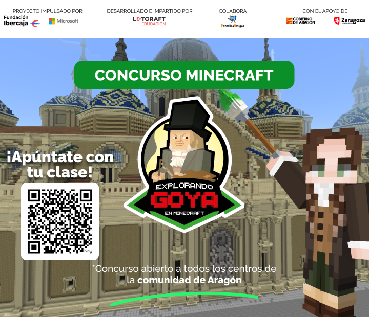 II Edición Concurso Arte en la nube: Explorando Goya en Minecraft